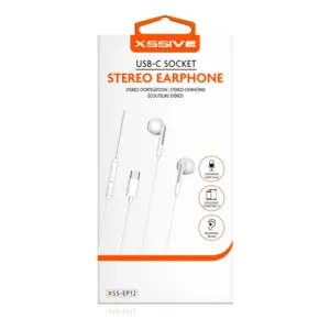 Xssive Stereo Headphones Type-C XSS-EP12- Wit