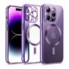 iPhone 14 Pro MAX MagSafe Wireless Charging Case - Purple