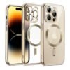 iPhone 15 Pro MAX MagSafe Wireless Charging Case - Golden