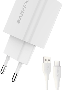 Xssive 18W QC Quick Charger & USB-C Cable XSS-AC61W2IN1 - Wit