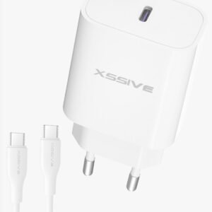 Xssive 25W PD3.0 Super Fast Charger with C-C Cable XSS-AC66NW - Wit