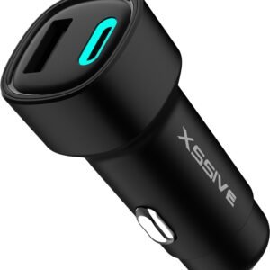 Xssive 48W PD+QC3.0 Fast Car Charger XSS-CC40 - Zwart