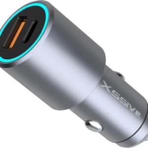 Xssive 53W PD+QC 3.0 Fast Car Charger XSS-CC37 - Zwart