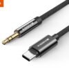 Xssive Braided Type-C to Aux 3.5mm XSS-C3.5BR - Zwart