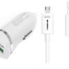 Xssive Car Charger met Micro Cable - Wit