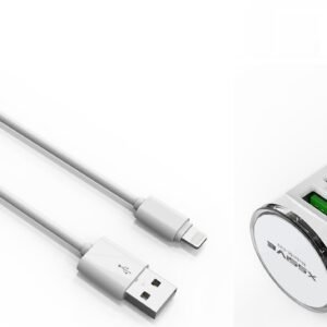 Xssive Duo Car Charger+Cable for iPhone DL-C29 - Wit