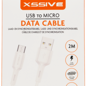 Xssive Micro USB Cable 2m XSS-PVC200M - Wit