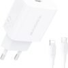 Xssive PD 20W 2in1 Charger+Cable Type-C to iPhone AC65PD - Wit