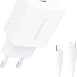 Xssive PD 20W 2in1 Charger+Cable Type-C to iPhone AC65PD - Wit