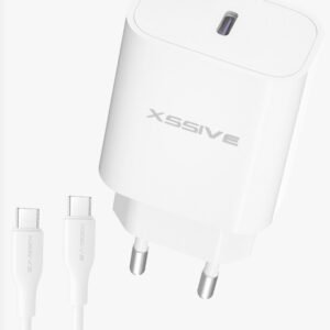 Xssive PD 20W Quick Charger+C-C Kabel XSS-AC65NW - Wit