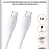 Xssive TPE Serie 65W Type-C to Type-C Cable 3m XSS-TPE3MCC - Wit