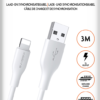 Xssive TPE Serie USB to 8 Pin Cable 3m XSS-TPE3M for iPhone - Wit