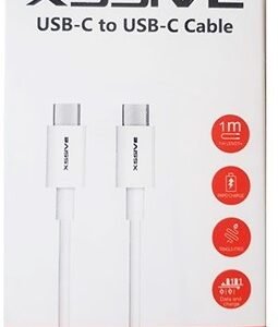 Xssive Type-C to Type-C Cable 1m XSS-PVC100CC -Wit