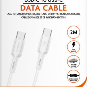 Xssive Type-C to Type-C Cable 2m XSS-PVC200CC - Wit