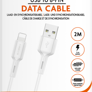 Xssive USB Cable for iPhone 2m XSS-PVC200L - Wit